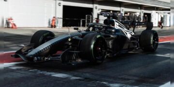 Checo Pérez Test Barcelona