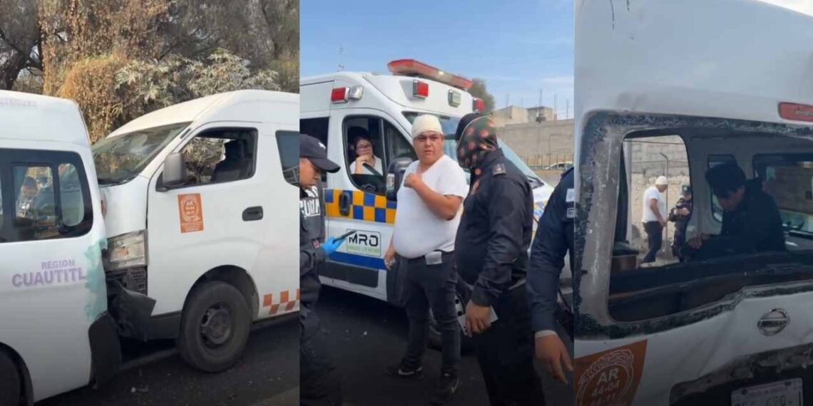 Choque en la Autopista México a Pachuca