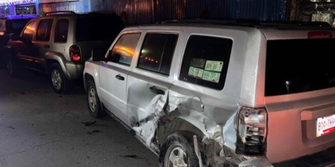 Choque múltiple en la avenida Fidencio Trejo