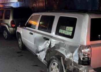 Choque múltiple en la avenida Fidencio Trejo