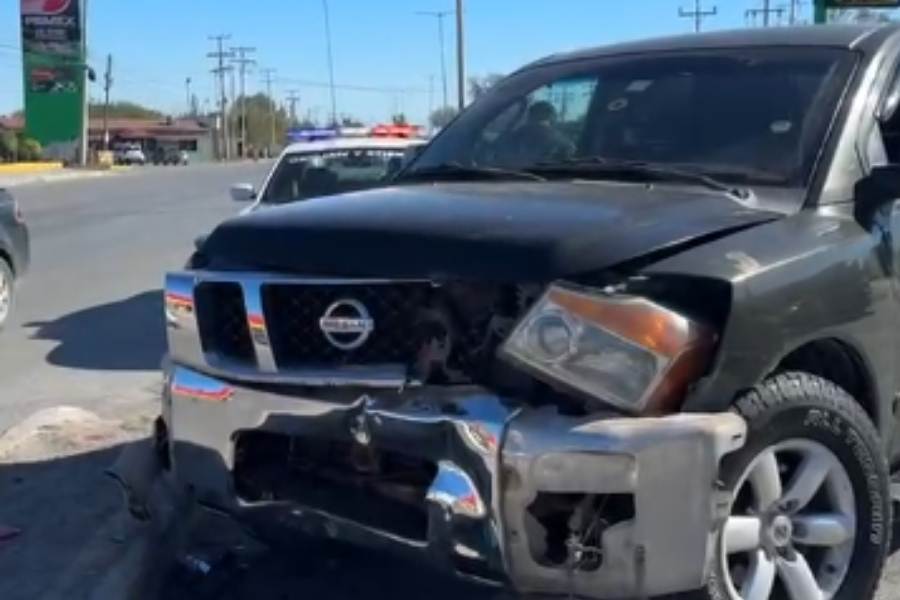 Choque por alcance en Sendero Nacional deja a dos mujeres lesionadas en Matamoros, Tamaulipas