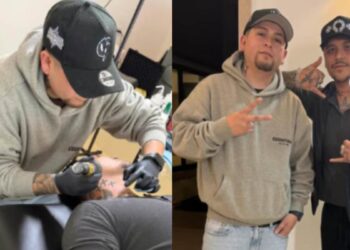 Christian Nodal reaparece con nuevo look y tatuaje tras vacaciones