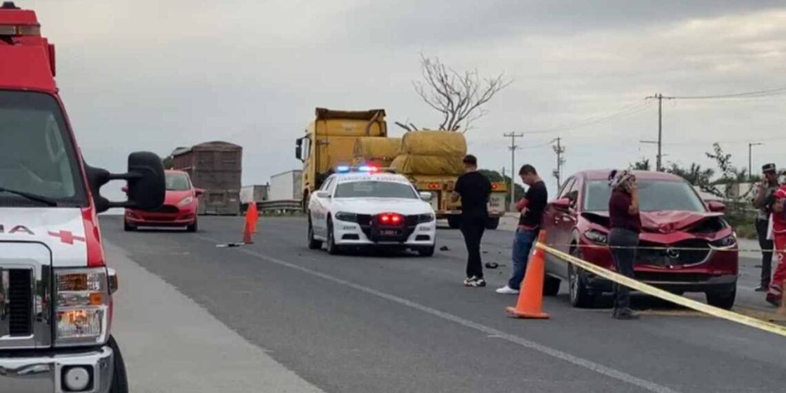 Ciclista impactado por camioneta en Tampico