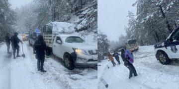 Cierran carretera en Chihuahua