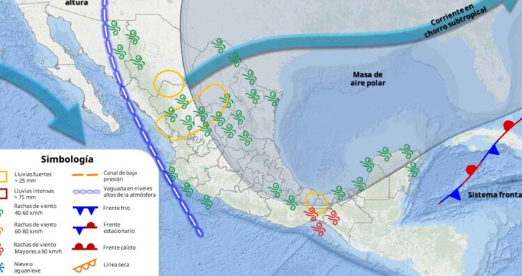 Clima en México martes