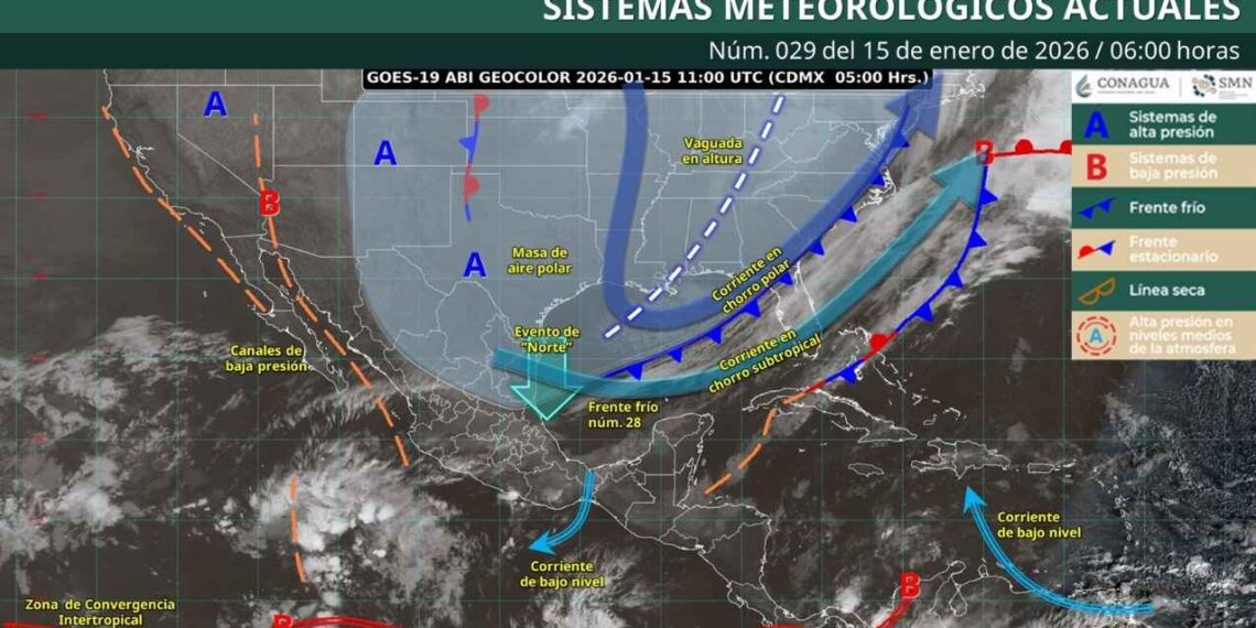 Clima en México para este jueves: ¿Dónde habrá evento de “Norte” y lluvias hoy?