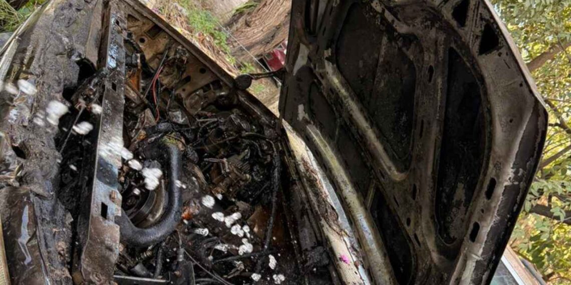 cohete incendio camioneta El Mante