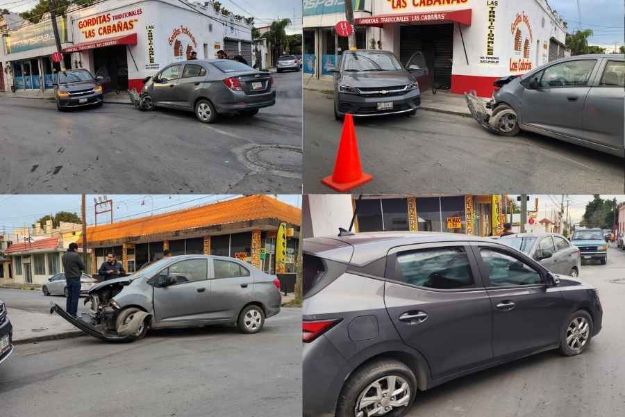 Conductor choque en Ciudad Victoria (1)