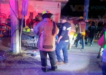 Conductor prensado tras choque en Altamira