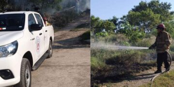 Controlan incendio en Victoria
