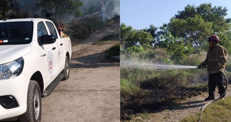 Controlan incendio en Victoria