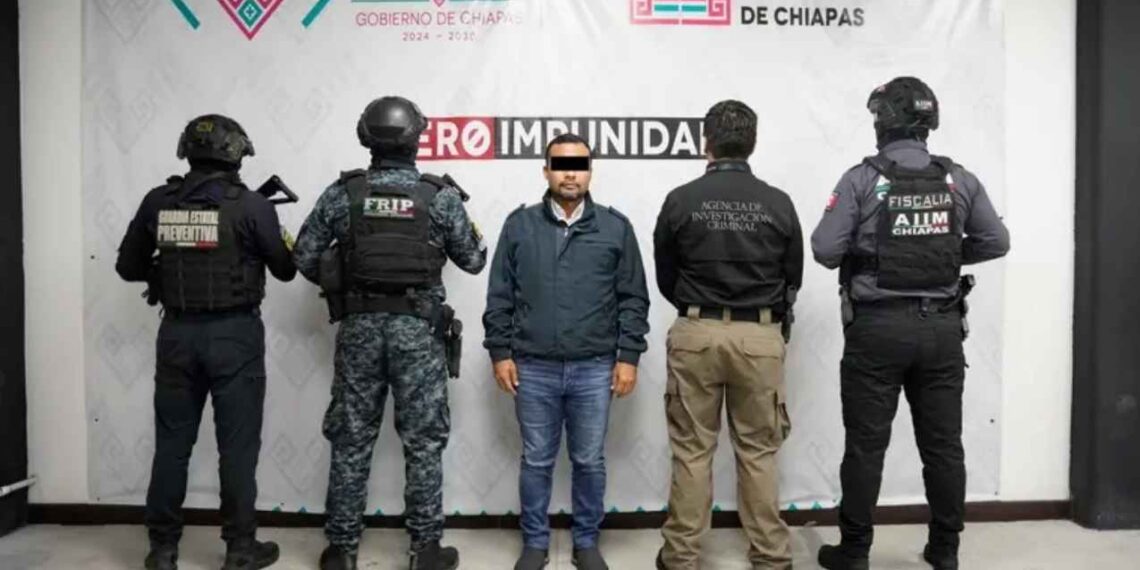 Detuvieron al alcalde de Cintalapa, Chiapas, por delitos de corrupción y vínculo con el crimen organizado