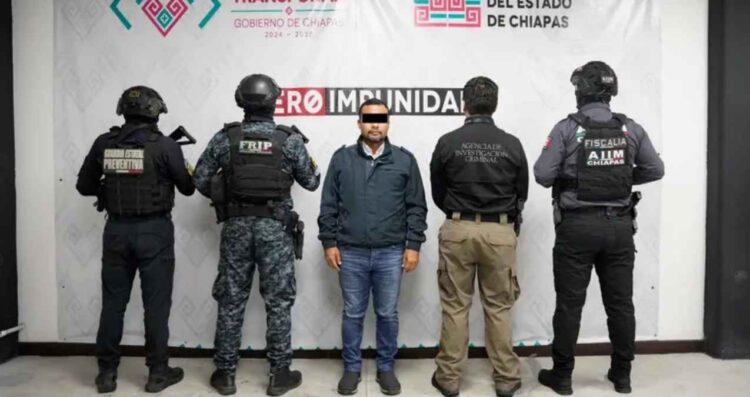 Detuvieron al alcalde de Cintalapa, Chiapas, por delitos de corrupción y vínculo con el crimen organizado