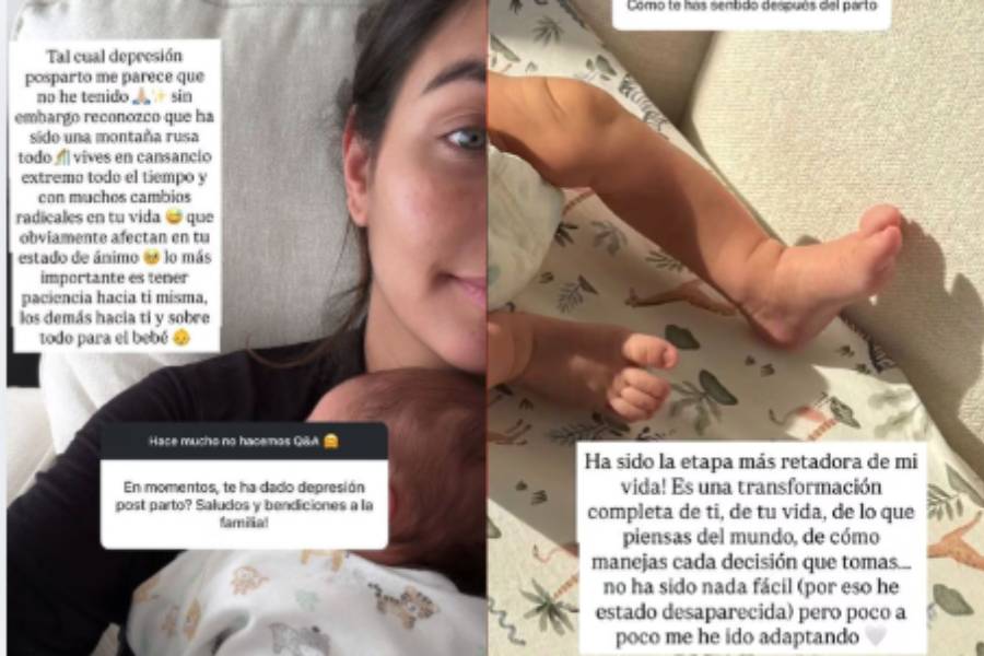 Claudia Martín habla sin filtros sobre su postparto y su primer mes como mamá 