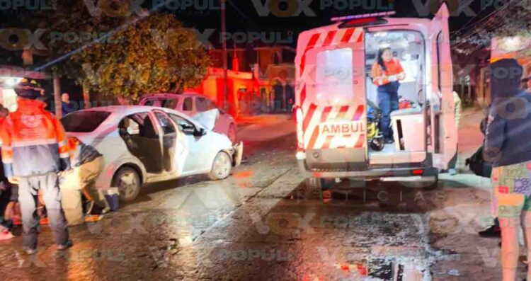 Dos jóvenes lesionados tras choque en la colonia Lucio Blanco en Ciudad Madero, Tamaulipas 