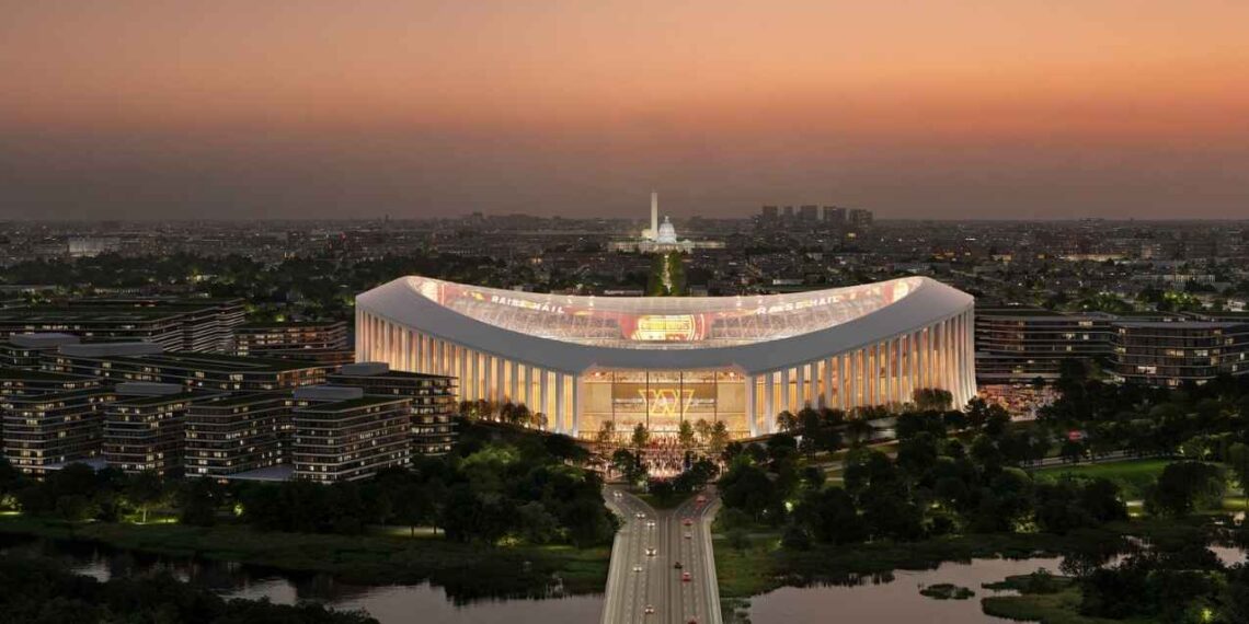 El nuevo estadio de los Washington Commanders ya tiene diseño y fecha estimada