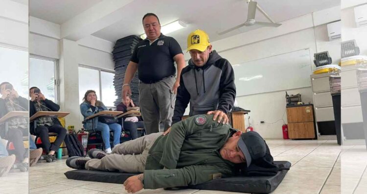 Empresas privadas reciben capacitación preventiva por parte de Protección Civil en Ciudad Victoria, Tamaulipas