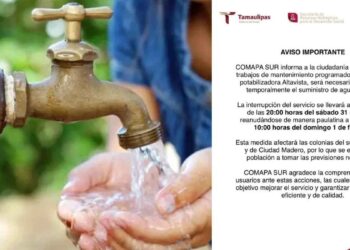 En Tamaulipas sin agua 130 colonias