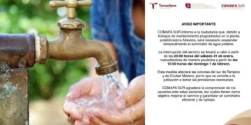 En Tamaulipas sin agua 130 colonias