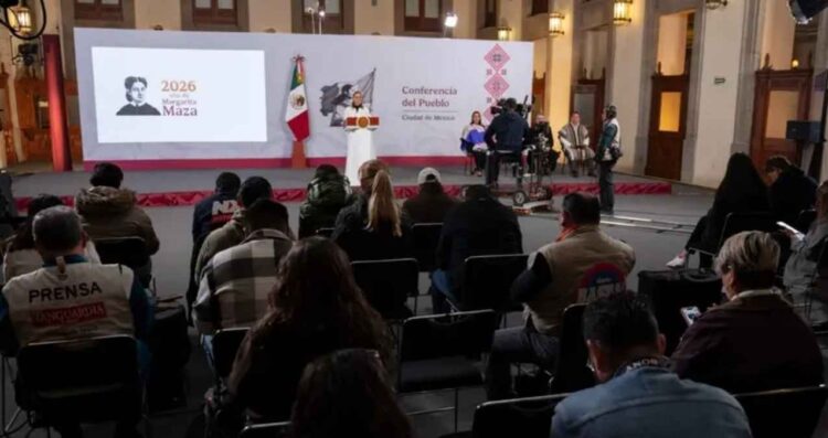 Está temblando Así fue el momento en el que Sheinbaum interrumpió su conferencia por sismo de magnitud 6.5