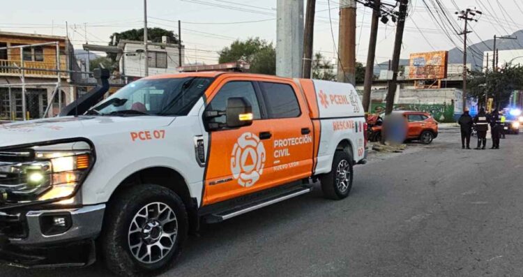 Fatal accidente en Avenida Adolfo Ruiz Cortines de Monterrey deja un joven sin vida