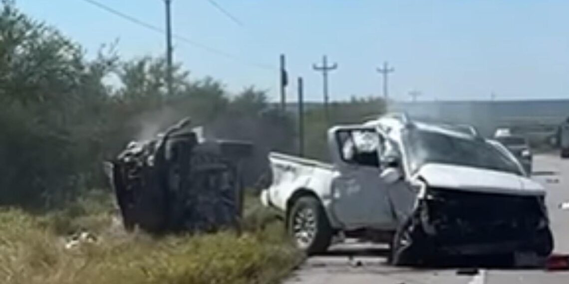 Fatal accidente en la carretera Victoria-Matamoros deja personas sin vida