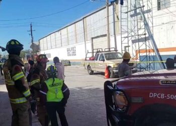 descarga eléctrica obrero Nuevo Laredo