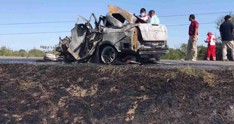 Fatal choque frontal en Tamaulipas