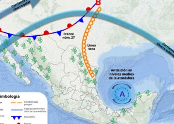 Frente frío 27 en México