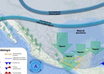 Frente frío 30 en México