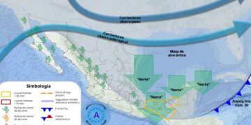 Frente frío 30 en México