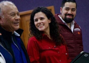 “Frijol con gorgojo”: Luisa María Alcalde revive discurso de AMLO en acto político en Coahuila