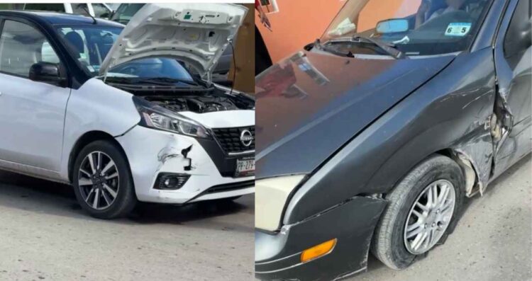 joven lesionada choque por alcance Matamoros