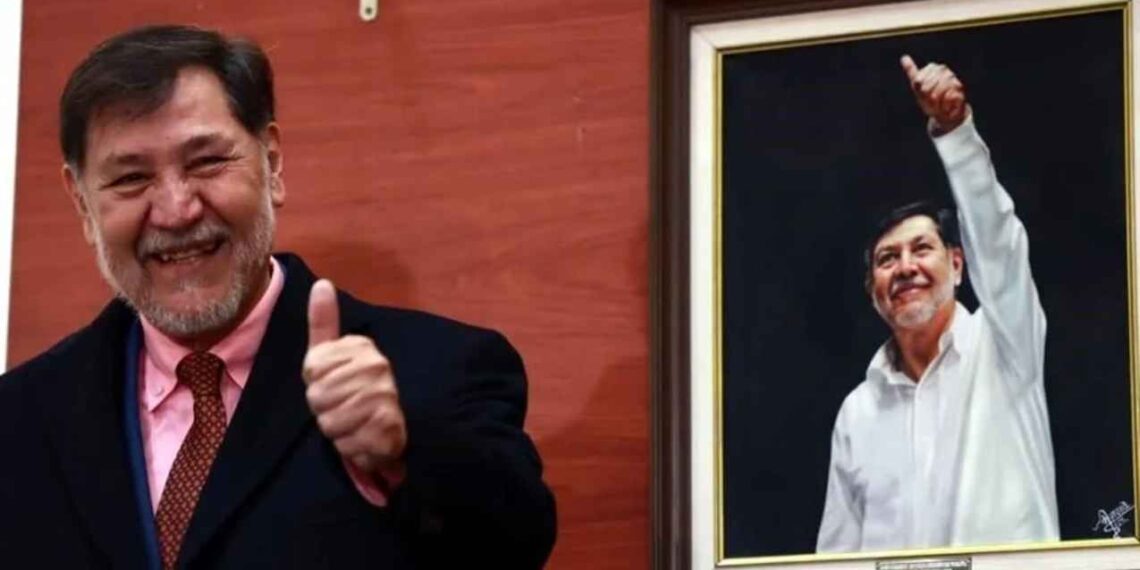 retrato oficial Fernández Noroña