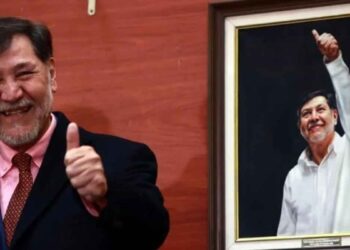 retrato oficial Fernández Noroña