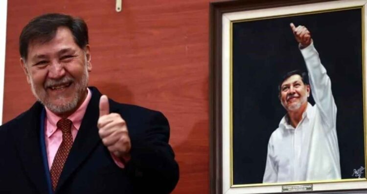 retrato oficial Fernández Noroña