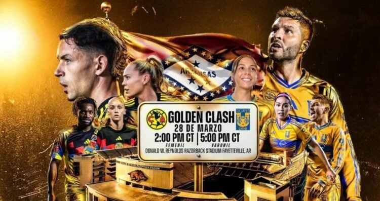 Golden Clash América vs Tigres harán historia en Estados Unidos