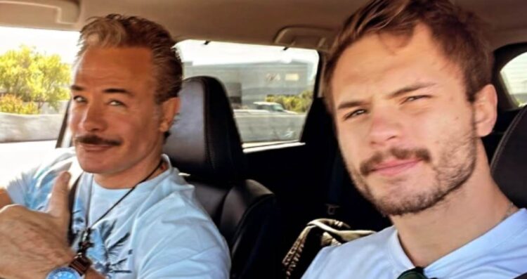 Graco, hijo de Sergio Sendel brilla en la televisión con Doménica Montero