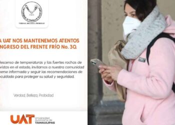 clases en la UAT por frío en Tamaulipas