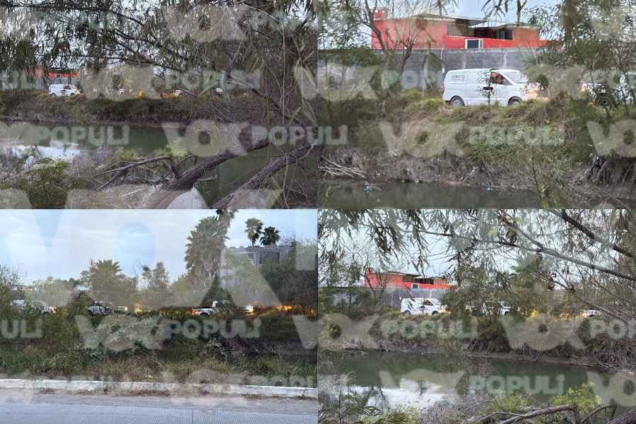 Hallan cuerpo en avanzado estado de descomposición en el canal Rodhe en Reynosa, Tamaulipas