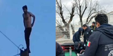 Hombre cayó desde antena de 20 metros y quedó gravemente herido en Querétaro