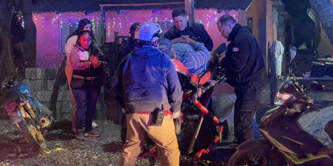 Hombre lesionado en El Mante