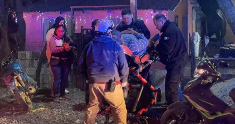 Hombre lesionado en El Mante