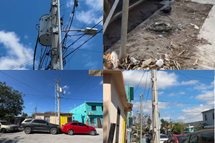 Hombre sufre descarga eléctrica y cae del techo en Cima 3, Matamoros, Tamaulipas