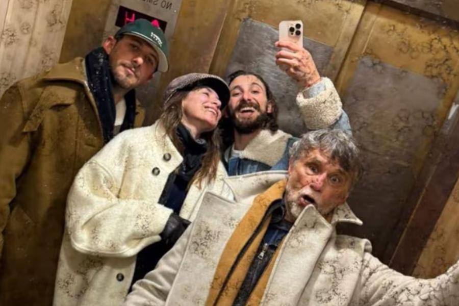 Humberto Zurita y sus hijos disfrutan de su viaje por Nueva York