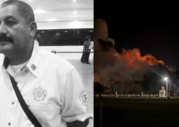 Identifican a uno de los bomberos fallecidos en el incendio de la maquiladora Spellman en Matamoros, Tamaulipas