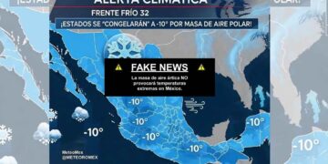 Imagen viral sobre frío extremo en México es falsa, advierte el meteorólogo Campos Esquivel