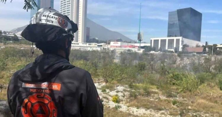Incendio Río Santa Catarina
