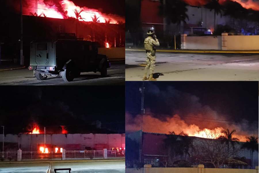Incendio en maquiladora Spellman obliga a evacuar trabajadores en Matamoros, Tamaulipas