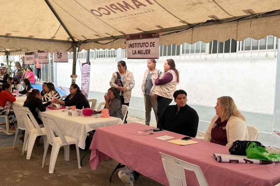 Jornadas del Bienestar acercan servicios municipales a colonias de Tampico, Tamaulipas
